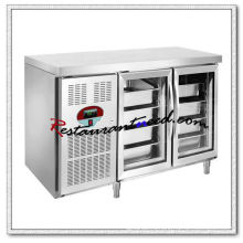 R255 2 Стеклянные Двери Роскошных Fancooling Лоток Холодильник Undercounter